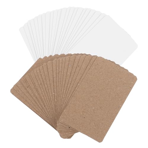 Anneome 400 Stück Blanko Kraftpapier Karten Braune Kraftkarton Weiße Karton Vielseitige DIY Notizkarten Beschreibbar und Bedruckbar für Gruß Einladung Lernkarten Familienaktivitäten Anneome 400 Stück Blanko Kraftpapier Karten Braune Kraftkarton Weiße Karton Vielseitige DIY Notizkarten Beschreibbar und Bedruckbar für Gruß Einladung Lernkarten Familienaktivitäten von Anneome