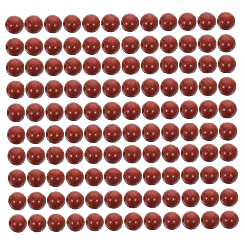 Anneome 400 Stück Rundholzkugeln aus Massivem Holz Natürliche Spacer-Perlen für DIY Schmuckarmbänder Handpolierte Holzperlen für Kreative Bastelprojekte und Dekoration von Anneome