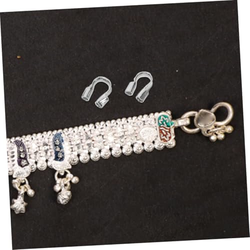 Anneome 400 Stück Schmuckherstellung Zubehör U Förmiger Drahtschutz Metall Schlaufe für Armband Halskette DIY Basteln Perlenarbeiten Gold und Silber Anneome 400 Stück Schmuckherstellung Zubehör U Förmiger Drahtschutz Metall Schlaufe für Armband Halskette DIY Basteln Perlenarbeiten Gold und Silber von Anneome