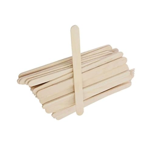 Anneome 400 Stück Stöcke behandeln bastelzeug für holztacker woodworking woodcraft Holzhandwerk Kunstbedarf Basteln Birke Streifen Bastelstöcke aus Holz Holzstäbchen Bambus von Anneome