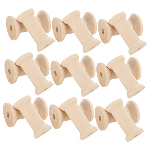 Anneome 40Stücke Holzspulen Für Bastelarbeiten Unbehandelte Holzspulen Für DIY Projekte Und Leicht Handwerksliebhaber Anneome 40Stücke Holzspulen Für Bastelarbeiten Unbehandelte Holzspulen Für DIY Projekte Und Leicht Handwerksliebhaber von Anneome
