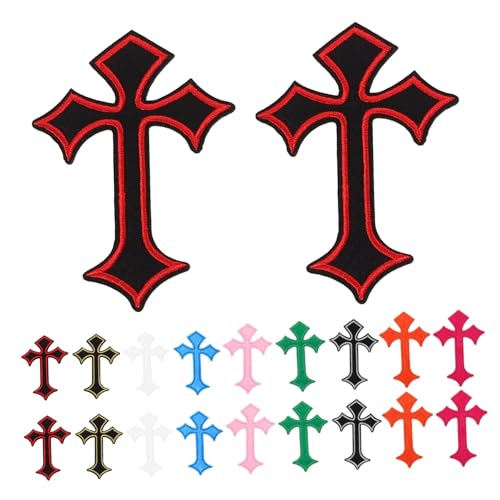 Anneome 45 Stück Teiliges Bestickter Kreuz-patches zum Aufnähen Mehrfarbige Weihnachts-applikationen Strapazierfähige Stoffaufnäher für Rucksäcke Jacken Jeans DIY Kleidung und Festliche Anneome 45 Stück Teiliges Bestickter Kreuz-patches zum Aufnähen Mehrfarbige Weihnachts-applikationen Strapazierfähige Stoffaufnäher für Rucksäcke Jacken Jeans DIY Kleidung und Festliche von Anneome