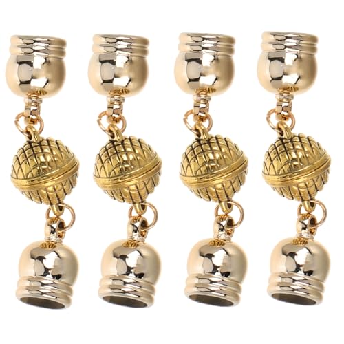 Anneome 4Stücke Magnetverschlüsse für DIY Schmuck Zubehör Magnetische Schnallen für und Schals Einfache und Praktische Schmuckherstellung Vielseitige Verwendung von Anneome
