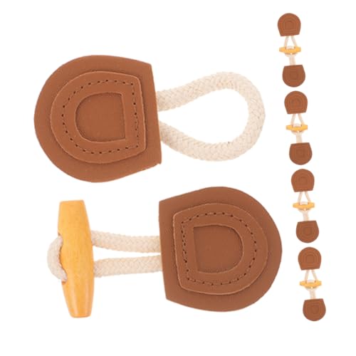 Anneome 5 Paare Knebelknöpfe aus Kunstleder und Hornknöpfen Robuste Toggle Verschlüsse für Wintermäntel Vielseitige Nähknöpfe für Strickwaren Windbreaker Gepolsterte Jacken und Anneome 5 Paare Knebelknöpfe aus Kunstleder und Hornknöpfen Robuste Toggle Verschlüsse für Wintermäntel Vielseitige Nähknöpfe für Strickwaren Windbreaker Gepolsterte Jacken und von Anneome