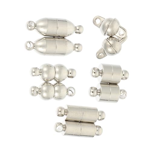 Anneome 5 Paare Magnetverschluss für Armbänder und Diy Schmuck Zubehör Legierung Handgemachte Verbindungselemente für Schmuckherstellung von Anneome