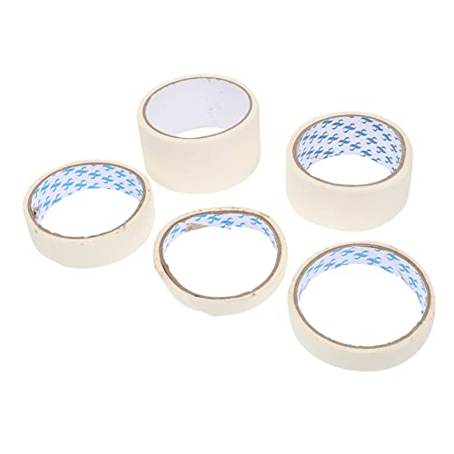 Anneome 5 Rollen Abdeck band doppelseitiges Klebeband zum Basteln Abdeckband für dünn bescherung weihnachten geldgeschenke weihnachten DIY Handwerk Kunstbänder dekorative Klebebänder Weiß Anneome 5 Rollen Abdeck band doppelseitiges Klebeband zum Basteln Abdeckband für dünn bescherung weihnachten geldgeschenke weihnachten DIY Handwerk Kunstbänder dekorative Klebebänder Weiß von Anneome