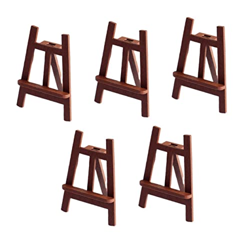 Anneome 5 Stk. Teiliges Mini Holzstaffelei Handgefertigte Miniatur Staffeleien Diy Landschaftszubehör Puppenhaus Dekoration Realistische Szenenmodelle für Puppenhäuser Anneome 5 Stk. Teiliges Mini Holzstaffelei Handgefertigte Miniatur Staffeleien Diy Landschaftszubehör Puppenhaus Dekoration Realistische Szenenmodelle für Puppenhäuser von Anneome