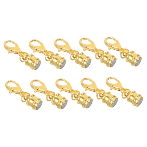 Anneome 5 Stück Magnetverschluss Armband Kupfer Runde Form Lobster Verschlüsse DIY Schmuckverbinder Langlebig Modisch Einfach zu Bedienen Anneome 5 Stück Magnetverschluss Armband Kupfer Runde Form Lobster Verschlüsse DIY Schmuckverbinder Langlebig Modisch Einfach zu Bedienen von Anneome