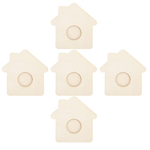Anneome 5 Stück Mini Holz Bilderrahmen Teiliges Diy Bastelset für Kreative Tischdekoration Design Hochwertigem Holz zum Bemalen und Gestalten Anneome 5 Stück Mini Holz Bilderrahmen Teiliges Diy Bastelset für Kreative Tischdekoration Design Hochwertigem Holz zum Bemalen und Gestalten von Anneome