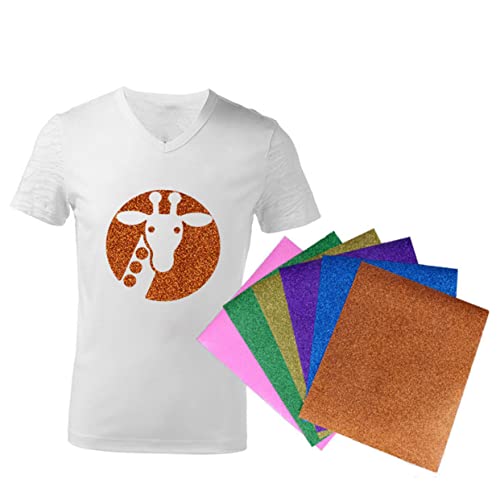 Anneome 5 Stück Sublimationsfolie Überweisen Funkeln Vinyl Thermal- Filme Uv Getönt Film Wärmeübertragung Wärmeübertragungsfolie Selber Machen Tuch Wärmeübertragung Zufällige Farbe von Anneome