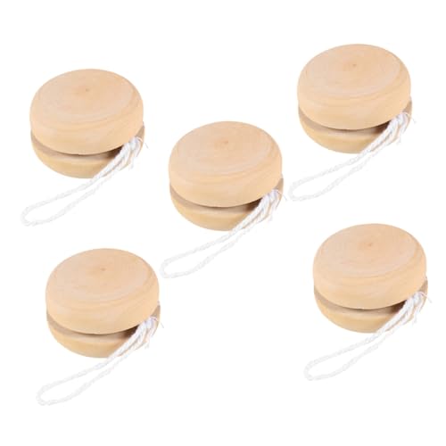 Anneome 5 Stück Teiliges Hölzerne Yo Yo Bälle DIY Graffiti Tragbar Holzspielzeug für Kreative Geschenkidee zur Hand Augen Koordination und Holzkunstprojekte Anneome 5 Stück Teiliges Hölzerne Yo Yo Bälle DIY Graffiti Tragbar Holzspielzeug für Kreative Geschenkidee zur Hand Augen Koordination und Holzkunstprojekte von Anneome