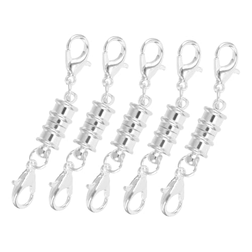 Anneome 5 Stück Teiliges Magnetische Kupfer Schmuckverschlüsse Langlebige Armband Halskettenverschlüsse mit Lobster-verschluss für Einfaches Diy-schmuckbasteln und Reparatur von Anneome
