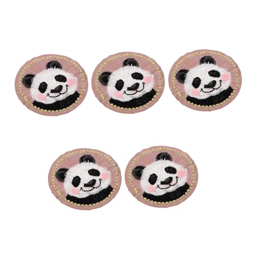 Anneome 5 Stück Teiliges Panda Aufnäher zum Aufbügeln Bestickte DIY Kleidung Patches für Jacken Jeans Hüte Rucksäcke Langlebige Hautfreundliche Stoffapplikationen zur Kreativen Anneome 5 Stück Teiliges Panda Aufnäher zum Aufbügeln Bestickte DIY Kleidung Patches für Jacken Jeans Hüte Rucksäcke Langlebige Hautfreundliche Stoffapplikationen zur Kreativen von Anneome