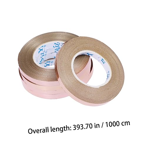 Anneome 5 Stück Teiliges Roségold Geschenkband Glänzendes Dekoband für Geschenkverpackungen Party und Hochzeitsdeko Vielseitiges Bastelband für Souvenirs und Ballonbinder von Anneome