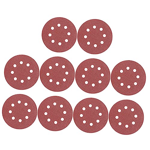 Anneome 50 Stück 8 5 Sandpapier Schleifpapier 60/80/ 120/320 Schleife Micro-Mesh-Schleifpads Streugut runden schleifpapier set schleifbockscheibe Handschleifpads runde Schleifscheiben von Anneome