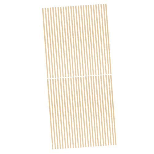 Anneome 50 Stück Bambuschipmaterial Jumbo-Bastelstöcke breite Bastelstäbe lange Eisstiele Basteln Stangen bambusbesen klopapierhalter bambus Bambus-Bastelstab - Beige von Anneome