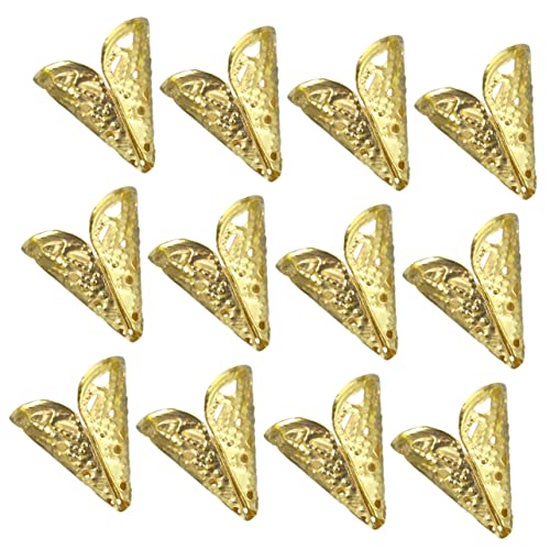 Anneome 50 Stück Blumenkappe aus Metall Reiz Schmuck Bausätze Herstellung Kegelperlen Perlenkappen aus Metall Filigrane Perlenkappe Golden Anneome 50 Stück Blumenkappe aus Metall Reiz Schmuck Bausätze Herstellung Kegelperlen Perlenkappen aus Metall Filigrane Perlenkappe Golden von Anneome