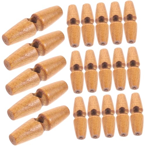 Anneome 50 Stück Dekorative Holzknöpfe für Mäntel Handgenähte Mittelgroße Kordelknöpfe Stilvolle Wollmantel Knebelverschlüsse für Vielseitige DIY Bekleidung und Jacken Anneome 50 Stück Dekorative Holzknöpfe für Mäntel Handgenähte Mittelgroße Kordelknöpfe Stilvolle Wollmantel Knebelverschlüsse für Vielseitige DIY Bekleidung und Jacken von Anneome