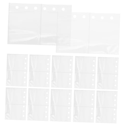 Anneome 50 Stück Fotokartenhüllen Sammelalbum Blätter für Scrapbook Kartenhalter mit Doppelöffnungen für Einfache Organisation und Schutz für Schule und Büro Anneome 50 Stück Fotokartenhüllen Sammelalbum Blätter für Scrapbook Kartenhalter mit Doppelöffnungen für Einfache Organisation und Schutz für Schule und Büro von Anneome