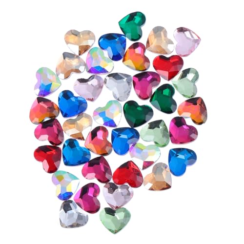 Anneome 50 Stück Herzförmige Nail Rhinestones Nagel Schmuck Flatback Nail Art Charms Mix Farben Für Maniküre Pediküre DIY Natürliche Und Künstliche Nägel Anneome 50 Stück Herzförmige Nail Rhinestones Nagel Schmuck Flatback Nail Art Charms Mix Farben Für Maniküre Pediküre DIY Natürliche Und Künstliche Nägel von Anneome