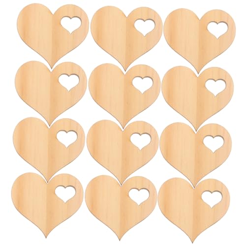 Anneome 50 Stück Holzherzen DIY Holzverzierungen für Bastelprojekte Unvollendete Holzscheiben Herzform für Hochzeiten Valentinstag und Kreative Dekorationen Anneome 50 Stück Holzherzen DIY Holzverzierungen für Bastelprojekte Unvollendete Holzscheiben Herzform für Hochzeiten Valentinstag und Kreative Dekorationen von Anneome
