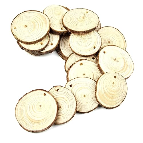 Anneome 50 Stück Holzscheiben Holzscheiben Holzscheite von Anneome