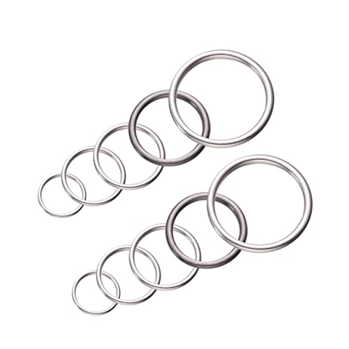 Anneome 50 Stück Schmuck-ergebnisset Ring Zubehör Sprungringe Für Schmuckherstellung Stapelung Ringe Schlüsselringe Für Bastelarbeiten Anhänger Für Die Schmuckherstellung Schmuck Silver von Anneome