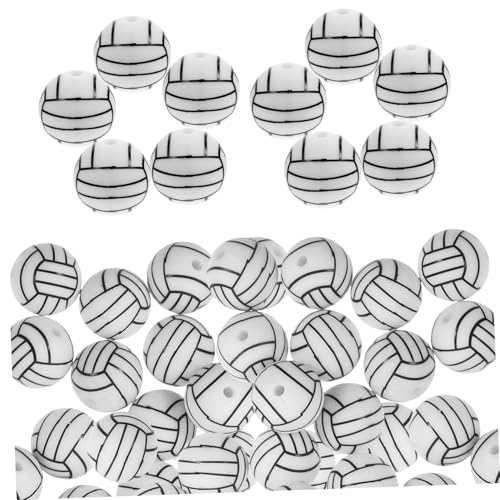 Anneome 50 Stück Silikon Perlen DIY Schmuckherstellung Spacer Beads für Armband Halskette Basteln Zubehör Kleine Schmuckperlen für Kreative Schmuckgestaltung Anneome 50 Stück Silikon Perlen DIY Schmuckherstellung Spacer Beads für Armband Halskette Basteln Zubehör Kleine Schmuckperlen für Kreative Schmuckgestaltung von Anneome