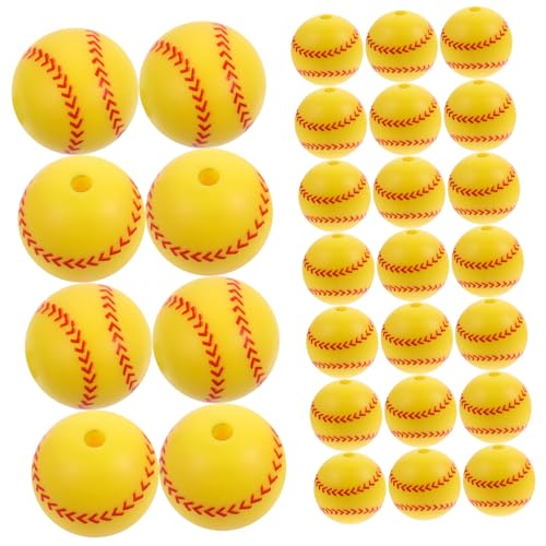 Anneome 50 Stück Teiliges Silikon Sports Ball Perlen für DIY Schmuckherstellung Bunte Spacer Beads für Armbänder Halsketten Schlüsselanhänger Langlebige Sportmotive Zubehör Anneome 50 Stück Teiliges Silikon Sports Ball Perlen für DIY Schmuckherstellung Bunte Spacer Beads für Armbänder Halsketten Schlüsselanhänger Langlebige Sportmotive Zubehör von Anneome