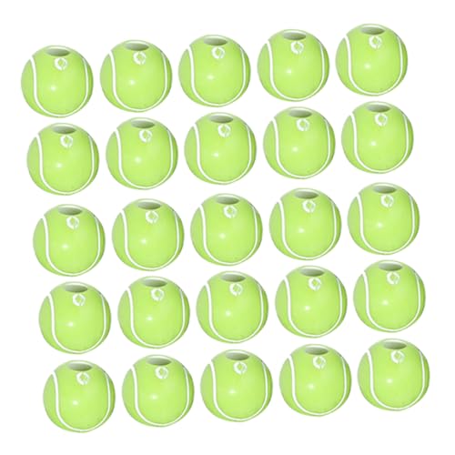 Anneome 50 Stück Tennisperlen Ball Sport klein Tennis-Charms Schmuckperlen-Anhänger Halskette Abstandsperle Lose Perlen Schlüsselanhänger Perlenanhänger Acryl Grün von Anneome