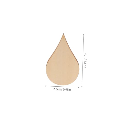 Anneome 50 Stück Wassertröpfchen Holzscheiben zum Basteln Unbehandelte Holzstücke Vielseitige DIY Holzverzierungen für Handwerk Umweltfreundliche Dekoration Anneome 50 Stück Wassertröpfchen Holzscheiben zum Basteln Unbehandelte Holzstücke Vielseitige DIY Holzverzierungen für Handwerk Umweltfreundliche Dekoration von Anneome