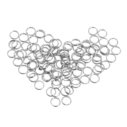 Anneome 500 Stück Edelstahl Doppelschlaufen Schlüsselringe Langlebige Robuste Split Key Chain Ringe Präzise Gefertigt für DIY Haus Auto Büro Schmuck und Bastelprojekte Anneome 500 Stück Edelstahl Doppelschlaufen Schlüsselringe Langlebige Robuste Split Key Chain Ringe Präzise Gefertigt für DIY Haus Auto Büro Schmuck und Bastelprojekte von Anneome