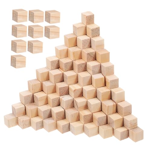 Anneome 500 Stück Kleine Holzklötze Naturbelassenem Holz Große Holzwürfel für Kreative Bastelprojekte und DIY Dekorationen Unbemalt und Vielseitig Einsetzbar Anneome 500 Stück Kleine Holzklötze Naturbelassenem Holz Große Holzwürfel für Kreative Bastelprojekte und DIY Dekorationen Unbemalt und Vielseitig Einsetzbar von Anneome