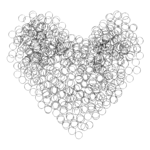 Anneome 500 Stück Schmuckverbinder Biegeringe Offene Schlüsselringe für Armbänder Ohrringe und Diy Bastelprojekte Langlebig und Vielseitig Einsetzbar Anneome 500 Stück Schmuckverbinder Biegeringe Offene Schlüsselringe für Armbänder Ohrringe und Diy Bastelprojekte Langlebig und Vielseitig Einsetzbar von Anneome
