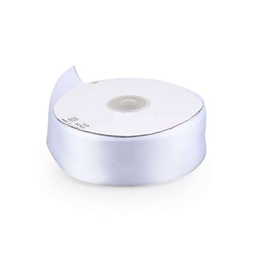 Anneome 50M Geschenkband Weiß Hochwertiges Grosgrain Ribbon Für Bastelprojekte Geschenkverpackungen Und Dekorationen Für Hochzeiten Partys Und Besondere Anlässe von Anneome