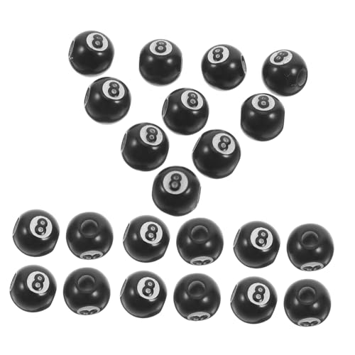 Anneome 50Stücke Acryl Billard Perlen Runde Sportkugel Charms DIY Schmuck für Armbänder und Bastelprojekte Ball Design von Anneome