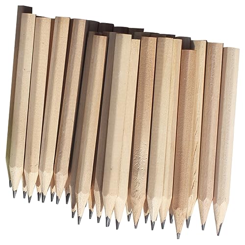 Anneome 50Stücke Kleine Holzbleistifte Sechskant Bleistifte für Zeichnen und Schreiben Komfortabel für Kleinkinder Hochwertigem Naturholz Gefertigt von Anneome