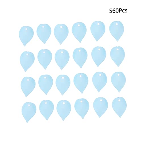 Anneome 560 Stück Acryl Matte Blütenblätter für Diy Schmuckherstellung und Hochzeitsdekoration Handgemachte Haaraccessoires für Kreative Bastelprojekte von Anneome