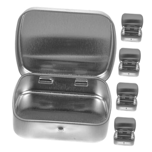Anneome 5Stücke Aufbewahrungsbox Rechteckige Metalldose mit Scharnier Box für Schmuck Kunsthandwerk Reißnägel für Vielseitige Nutzung Anneome 5Stücke Aufbewahrungsbox Rechteckige Metalldose mit Scharnier Box für Schmuck Kunsthandwerk Reißnägel für Vielseitige Nutzung von Anneome