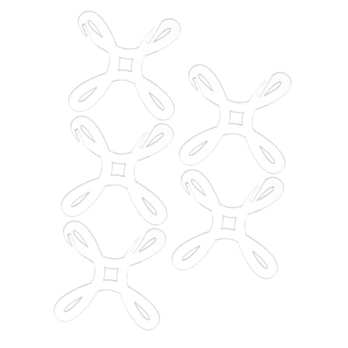 Anneome 5Stücke Teiliges Acryl Garnspulen Leere Spulen für DIY Handarbeiten Leicht und Tragbar für Zuhause und Unterwegs von Anneome