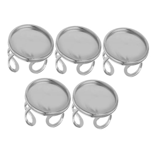 Anneome 5Stücke Teiliges Verstellbare Ringbasis für DIY Schmuckherstellung Offene Biegeringe für Designs für Hochzeiten und Bastelprojekte von Anneome