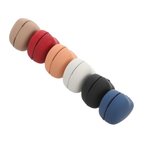 Anneome 6 Paare Herzförmige Hijab Magnetclips Nadellose Schal Clips für Frauen Schonender Magnetverschluss ohne Gewebeschäden Leicht und Kompakt für Seide Baumwolle Vielseitig für Schals von Anneome