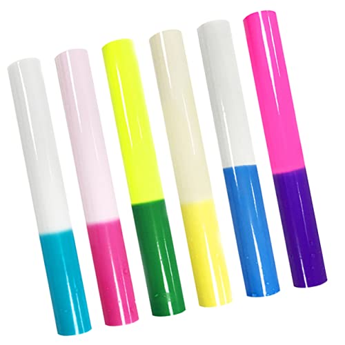 Anneome 6 Rollen Dekorative Tassenaufkleber Geformt Getränke Vielseitig Becher Farbwechselndes Vinyl Für Diy Abziehbilder Dekorativer Aufkleber Für Zu Hause Aufkleber Mit Farbwechsel Pvc von Anneome
