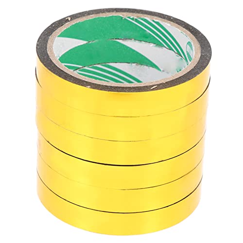 Anneome 6 Rollen Gold Spiegelband Diy Klebeband Metallic Washi Tape für Bastelprojekte Dekoratives Klebeband für Scrapbooking und Handwerk Anneome 6 Rollen Gold Spiegelband Diy Klebeband Metallic Washi Tape für Bastelprojekte Dekoratives Klebeband für Scrapbooking und Handwerk von Anneome