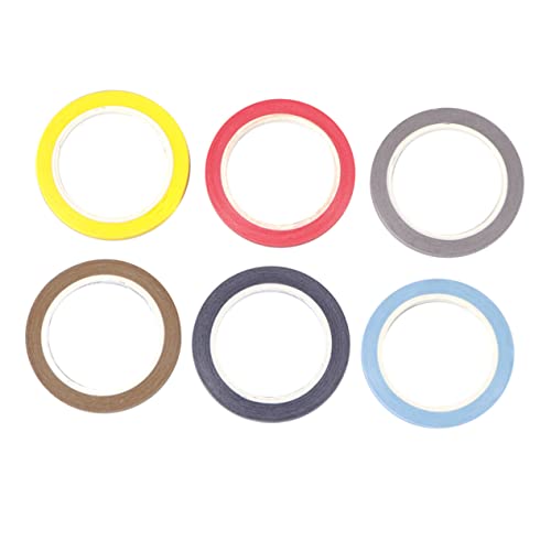Anneome 6 Rollen papierklebeband selber machen Geschenkverpackungsband Fotoalbumband kreatives Klebeband von Anneome