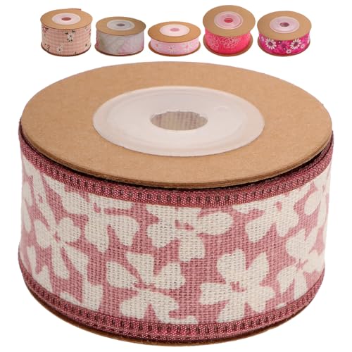 Anneome 6 Rollen von Schnittbarem Stoffband mit Blumenmuster für Diy Bastelprojekte und Festdekoration pro Waschbar und Farbecht Anneome 6 Rollen von Schnittbarem Stoffband mit Blumenmuster für Diy Bastelprojekte und Festdekoration pro Waschbar und Farbecht von Anneome