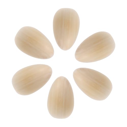Anneome 6 Stück Holz Eier zum Bemalen Unbehandelte Ostereier für Kreative DIY Projekte Bastelmaterialien für Ostern und Kinderaktivitäten Holzspielzeug Kreativität und Künstlerischen Anneome 6 Stück Holz Eier zum Bemalen Unbehandelte Ostereier für Kreative DIY Projekte Bastelmaterialien für Ostern und Kinderaktivitäten Holzspielzeug Kreativität und Künstlerischen von Anneome