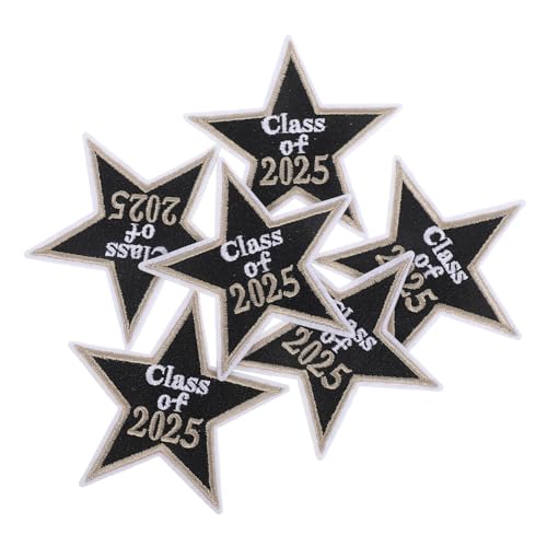 Anneome 6 Stück Retro Stil Aufnäher zum Aufbügeln Bestickte Graduation Patches für Kleidung Langlebiger Halt Vielseitig für Jacken Rucksäcke Hüte Kreative DIY Bügelbilder Anneome 6 Stück Retro Stil Aufnäher zum Aufbügeln Bestickte Graduation Patches für Kleidung Langlebiger Halt Vielseitig für Jacken Rucksäcke Hüte Kreative DIY Bügelbilder von Anneome