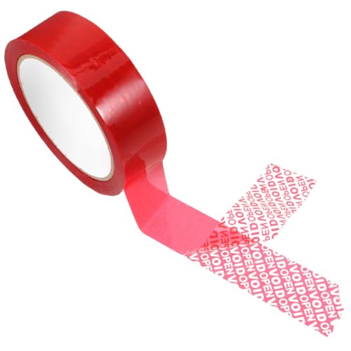 Anneome 6 Stück Tamper Evident Sicherheitsband Rot Weiß Blau Manipulationssicheres Verpackungsband mit Sichtbarer Öffnungsnachricht Robustes Versandklebeband für Zuverlässigen Schutz und von Anneome