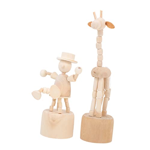 Anneome 6 Stück Teiliges Holz Bastelset für Diy Dekoration mit Giraffe und Figuren Holzspielzeug für Home Decor und Bastelideen Anneome 6 Stück Teiliges Holz Bastelset für Diy Dekoration mit Giraffe und Figuren Holzspielzeug für Home Decor und Bastelideen von Anneome
